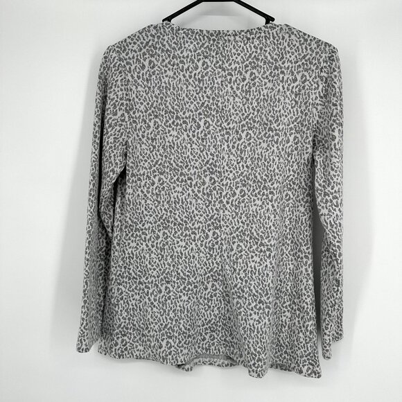 Nic‎ + Zoe leopard print Long sleeve top size Small - Picture 5 of 5